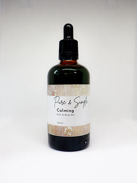 Pure & Simple Calming Bath & Body Oil 100ml