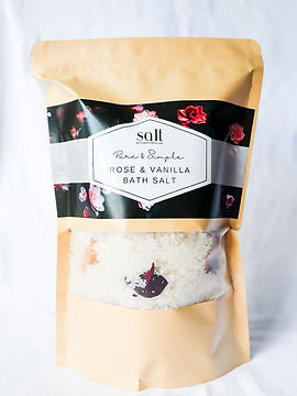 Pure & Simple Rose & Vanilla Bath Salt 2kg
