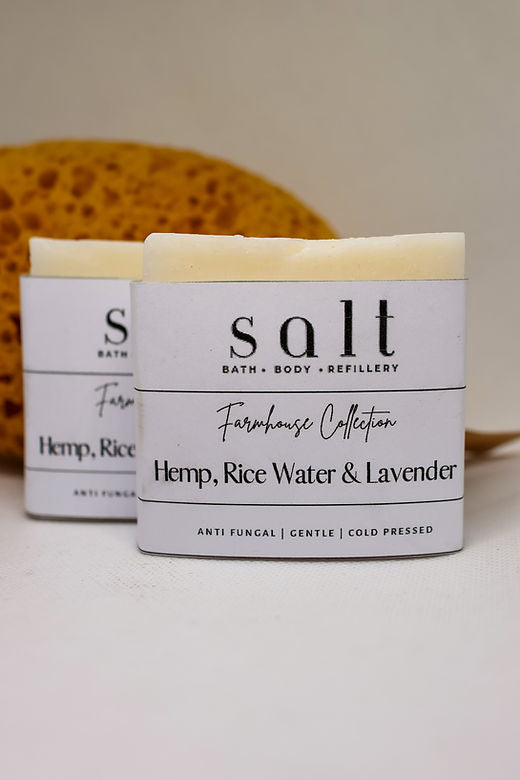 Farmhouse Collection - Hemp, Rice water & Lavender Soap
