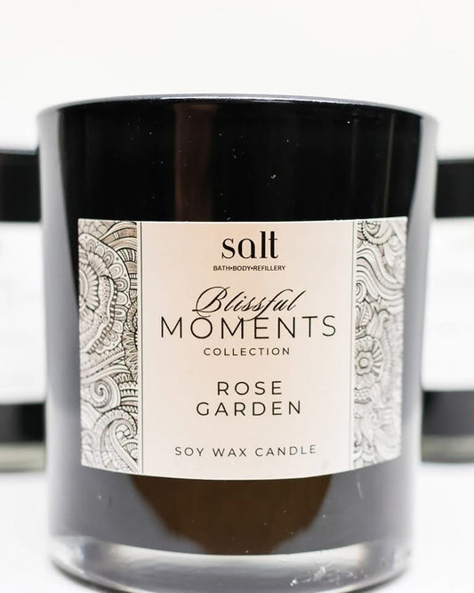 Blissful Moments Collection - Rose Garden Soy Wax Candle
