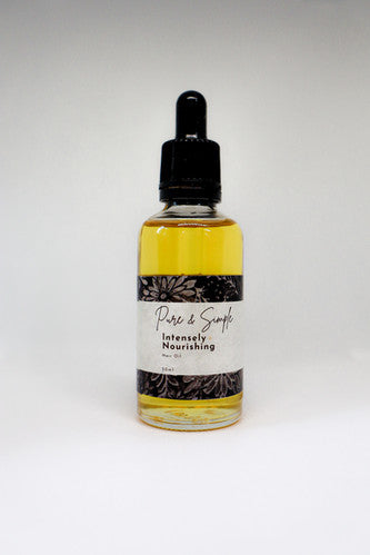 Pure & Simple Intensely Nourishing Hair Oil 50ml | Salt Bath Body Refillery